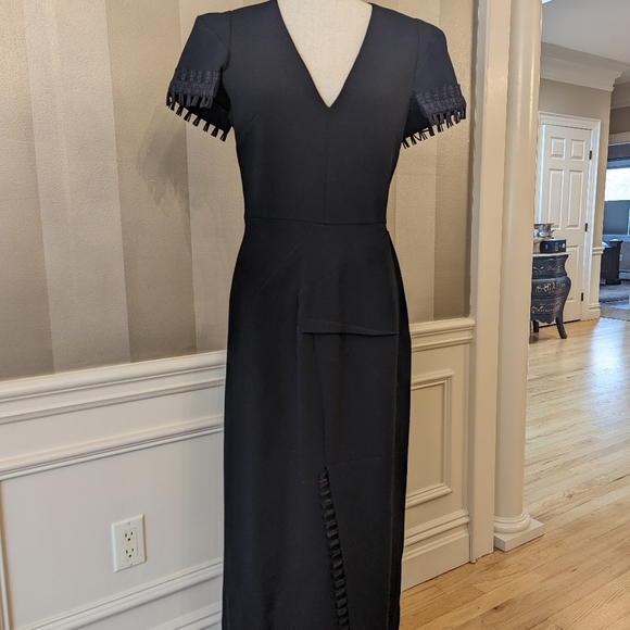Roland Mouret NWT Black Fontana Dress Size 8 UK 12 - Picture 9 of 10